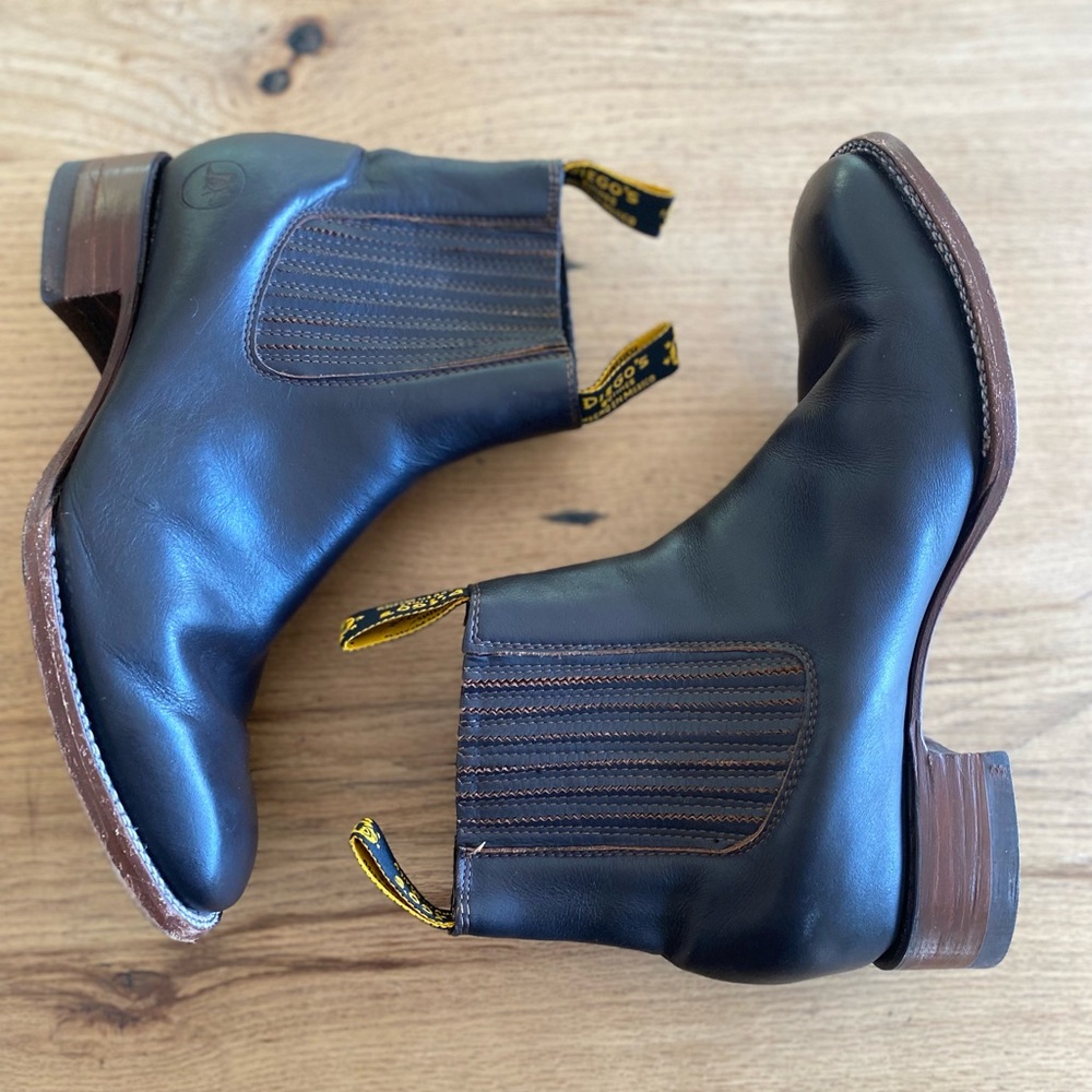Diego Boot Company Black‎ Chelsea Boot Leather Men’s 12 (see measurements) Pre